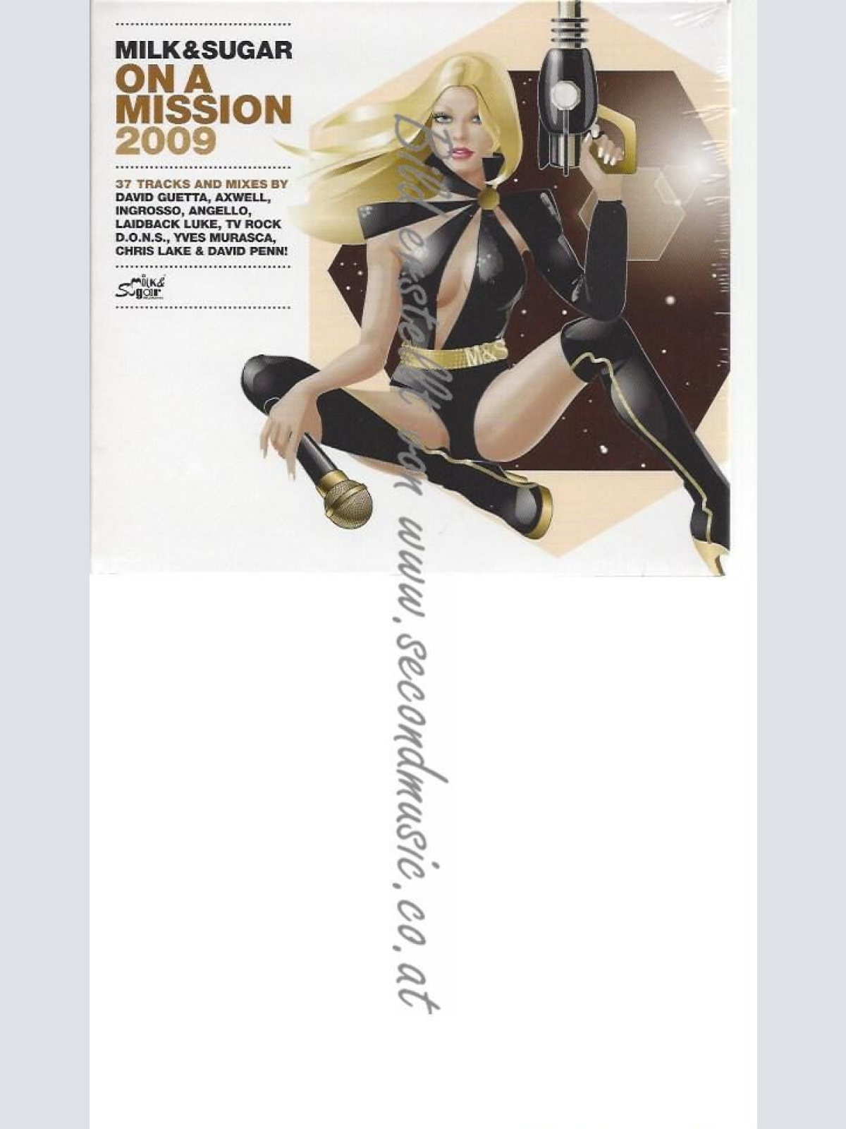 CD--VARIOUS--    MILK & SUGAR-ON A MISSION 2009 | CD+DVD