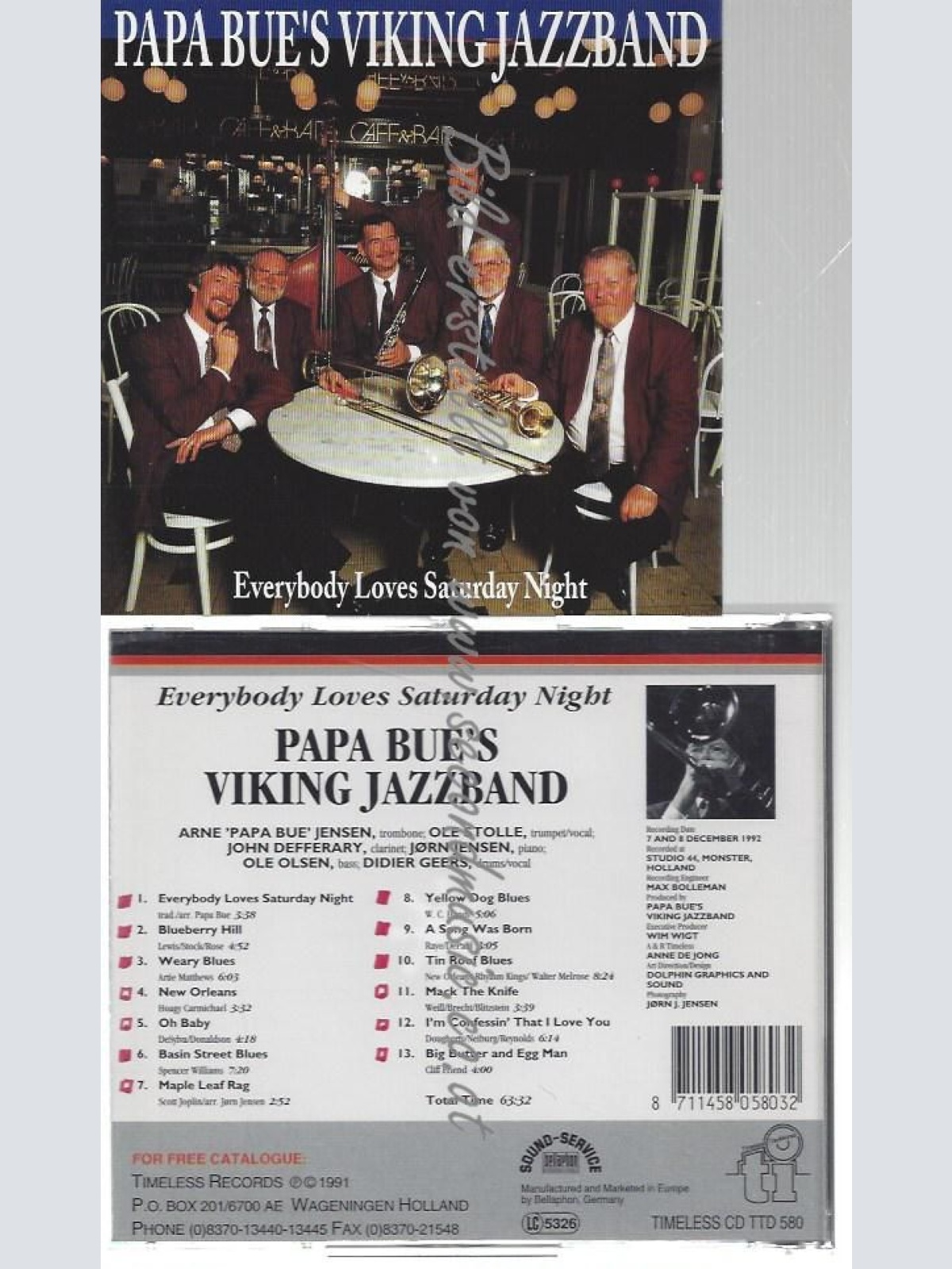 CD--PAPA BUE'S VIKING JAZZBAND-EVERYBODY LOVES SATURDAY NIGHT