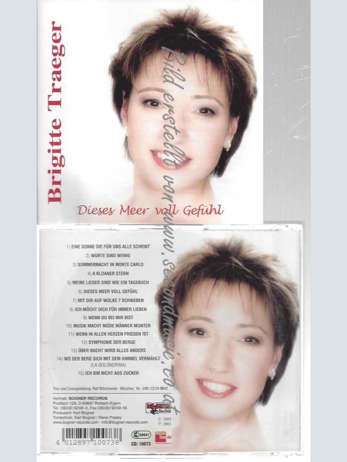 CD--BRIGITTE TRAEGER--    DIESES MEER VOLL GEFÜHL