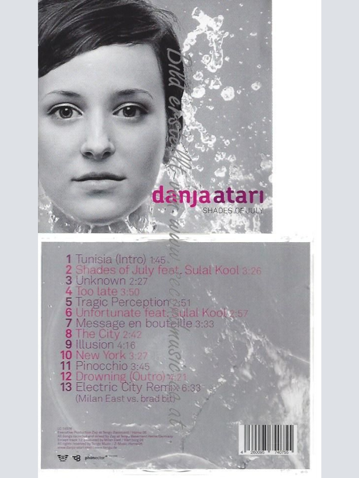 CD--DANJA ATARI--    SHADES OF JULY