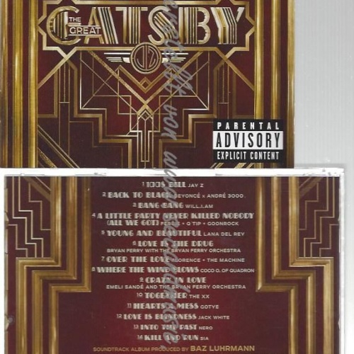 CD--VARIOUS ARTISTS--    THE GREAT GATSBY