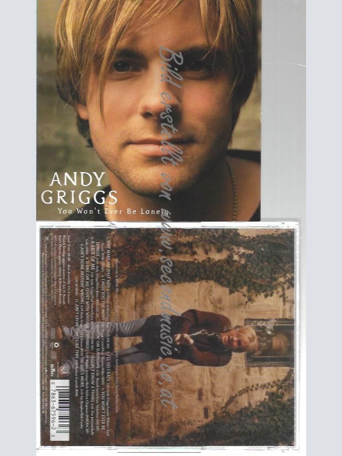 CD--ANDY GRIGGS--    YOU WON' T EVER BE LONELY