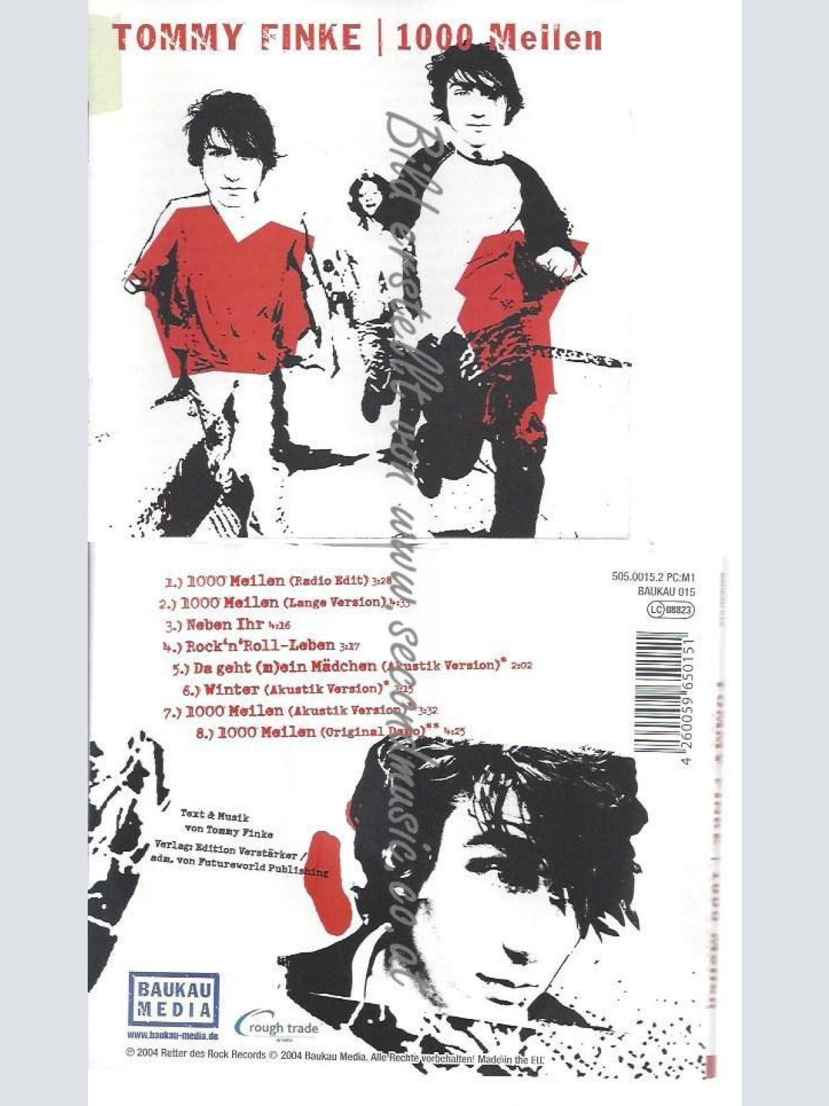 CD--TOMMY FINKE--     1000 MEILEN