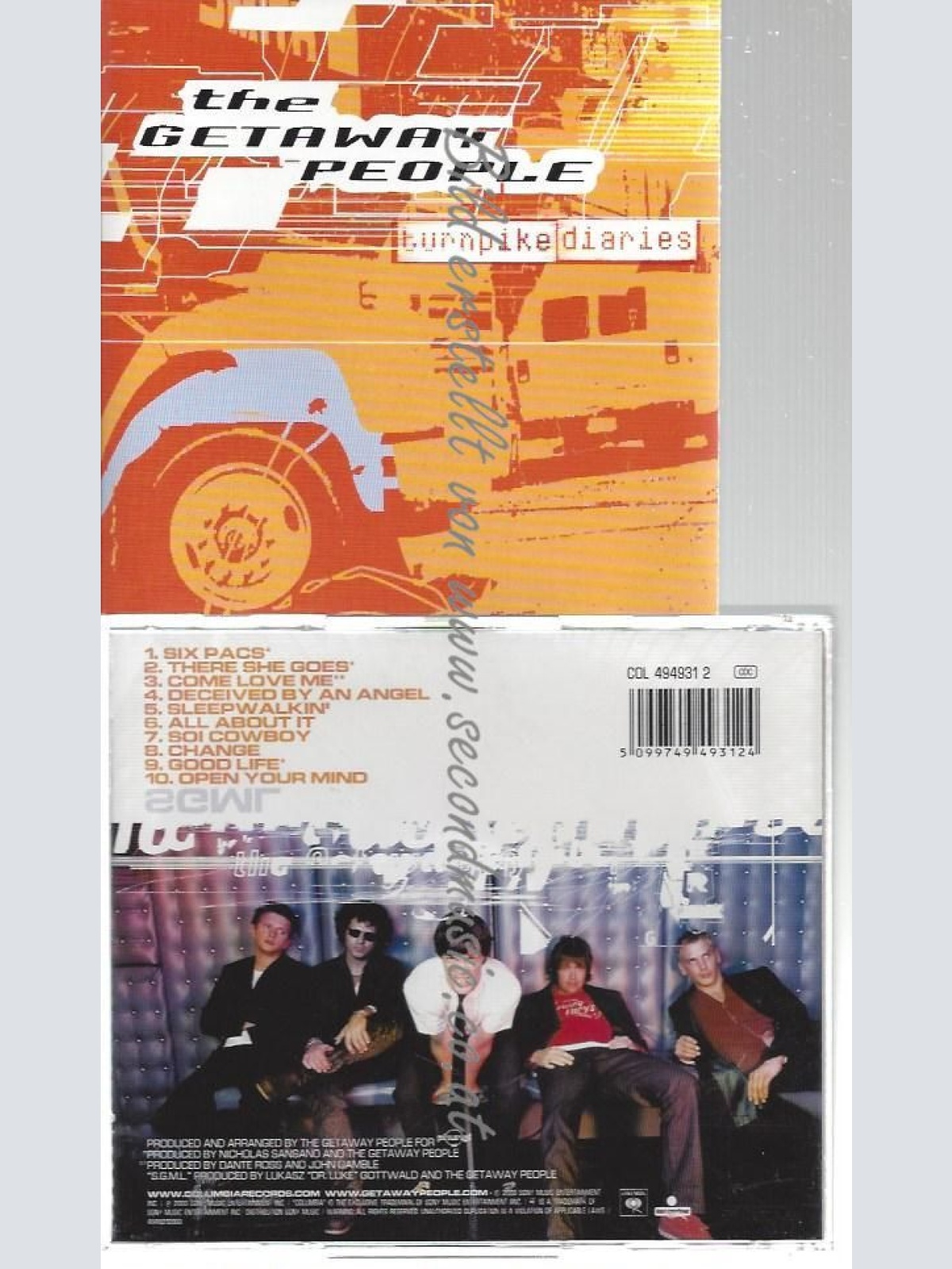 CD--THE GETAWAY PEOPLE--    TURNPIKE DIARIES