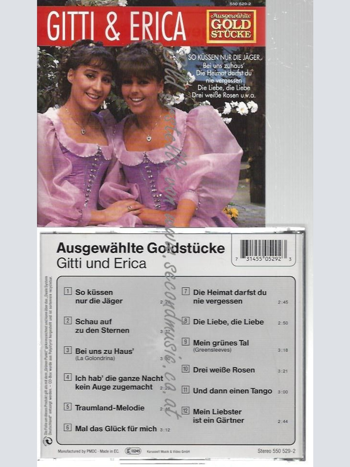 CD--GITTI & ERICA--    AUSGEWÄHLTE GOLDSTÜCKE