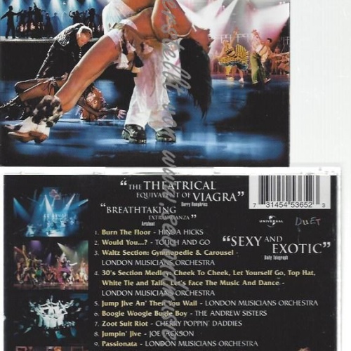 CD--VARIOUS ARTISTS--    BURN THE FLOOR