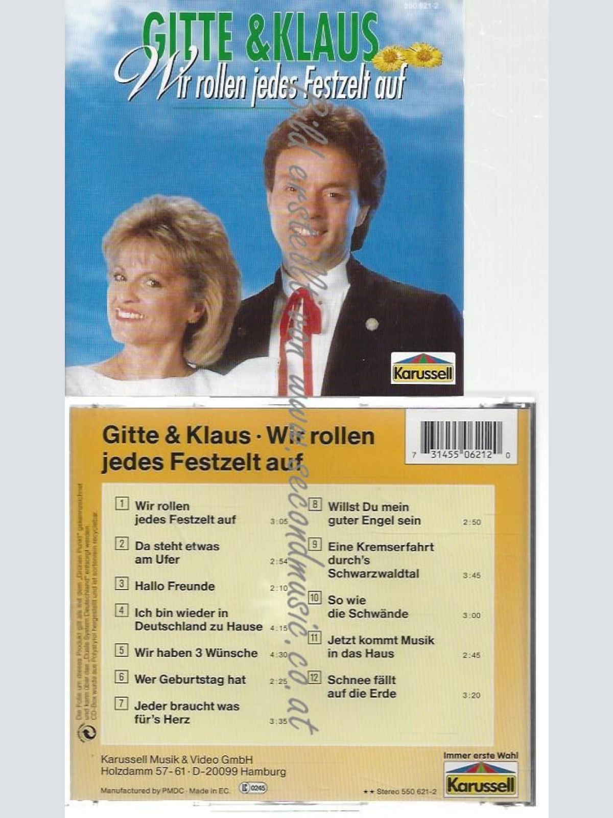 CD--GITTE & KLAUS--    WIR ROLLEN JEDES FESTZELT AUF -COMPILATION,