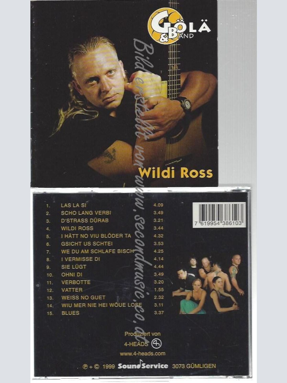 CD--GÖLÄ & BÄND--    WILDI ROSS