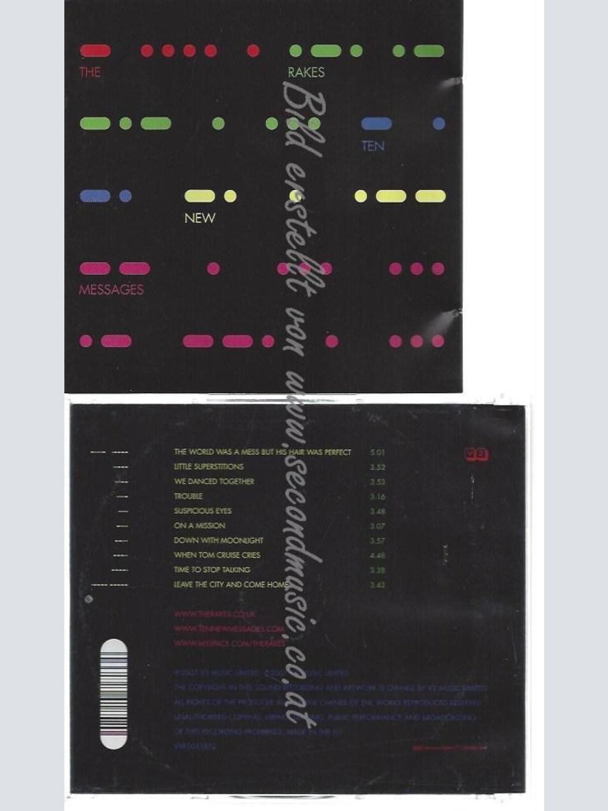 CD--THE RAKES--    TEN NEW MESSAGES