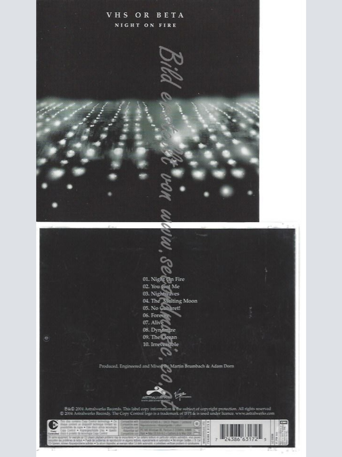 CD--VHS OR BETA--    NIGHT ON FIRE