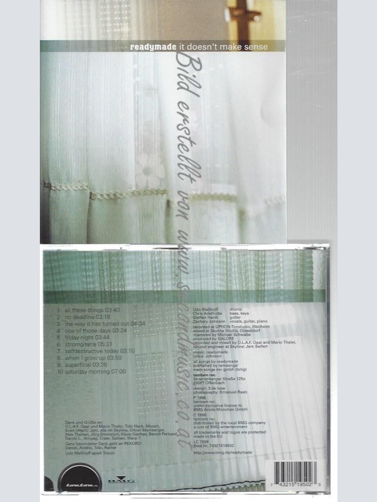 CD--READYMADE--    IT DOESN'T MAKE SENSE