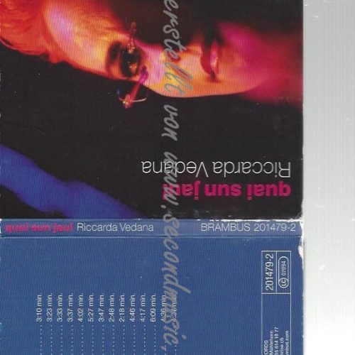 CD--RICCARDA VEDANA--    QUAI SUN JAU!