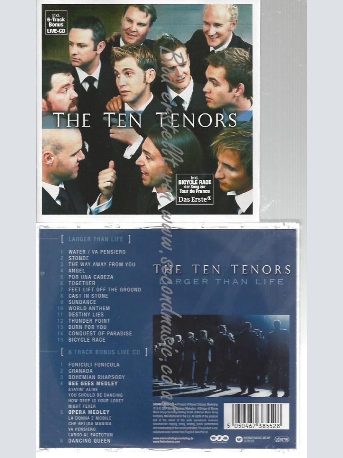CD--THE TEN TENORS--    LARGER THAN LIFE