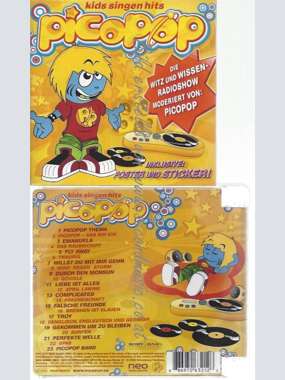 CD--PICOPOP--    KIDS SINGEN HITS