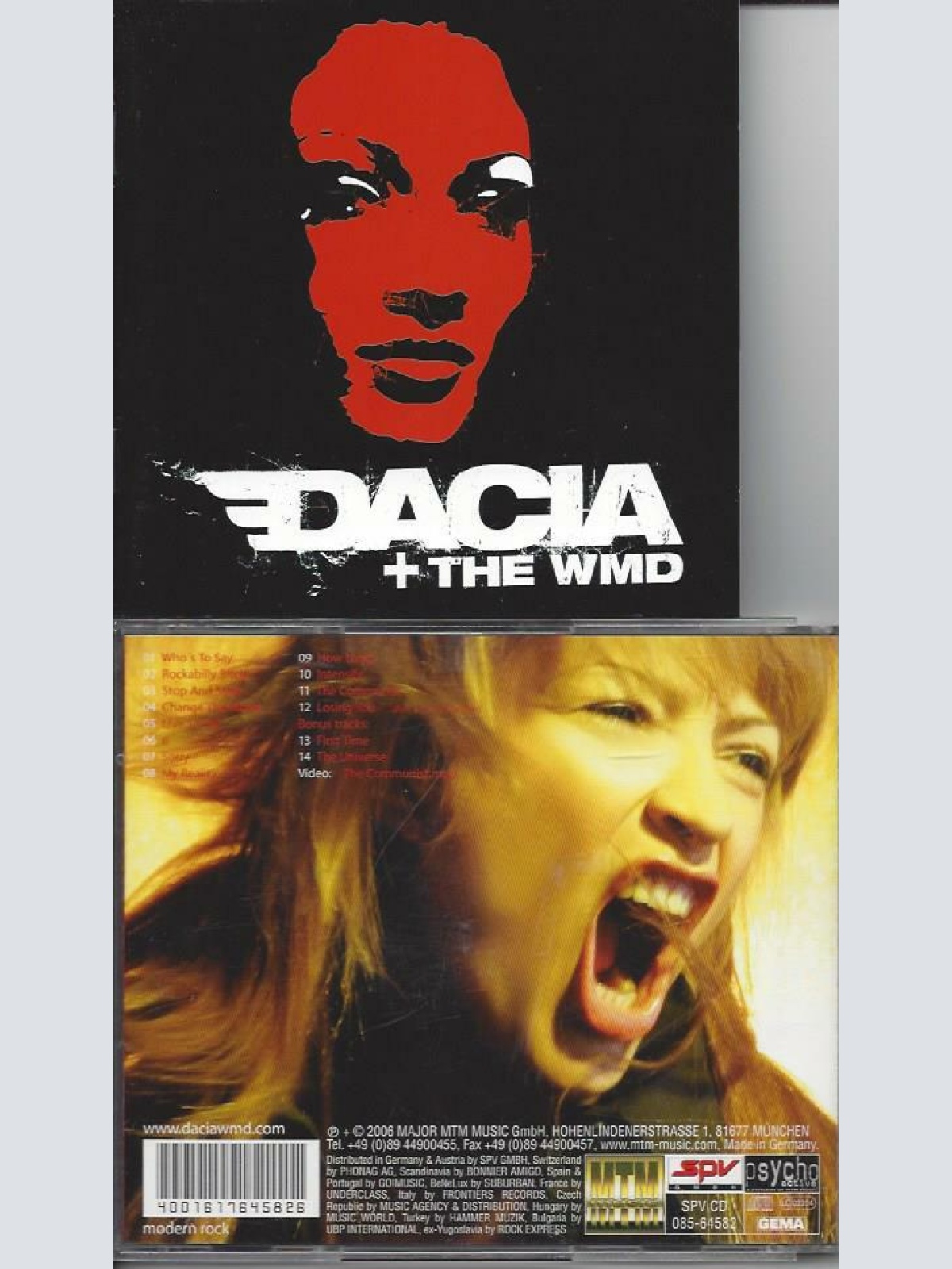 CD--DACIA AND THE WEAPONS OF MASS DESTRUCTION--    DACIA & WMD