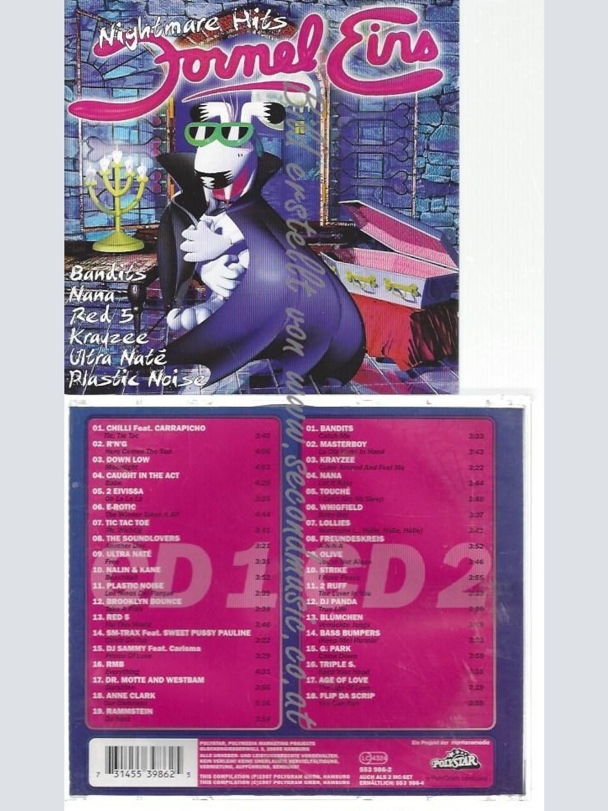 CD--VARIOUS--    FORMEL EINS-NIGHTMARE HITS | DOPPEL-CD