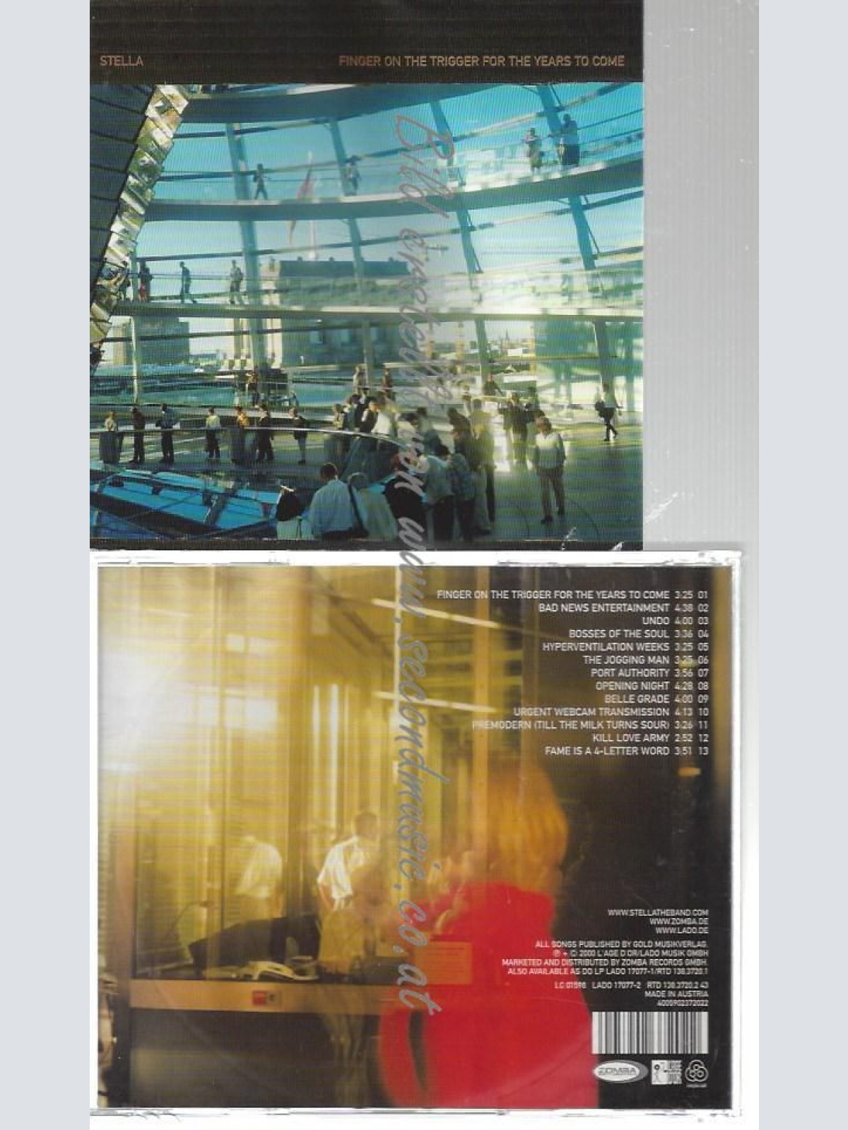 CD--STELLA--    FINGER ON THE TRIGGER FOR THE YEARS TO COME