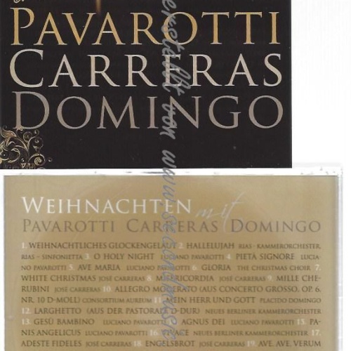 CD-- -    WEIHNACHTEN MIT PAVAROTTI, CARRERAS, DOMINGO