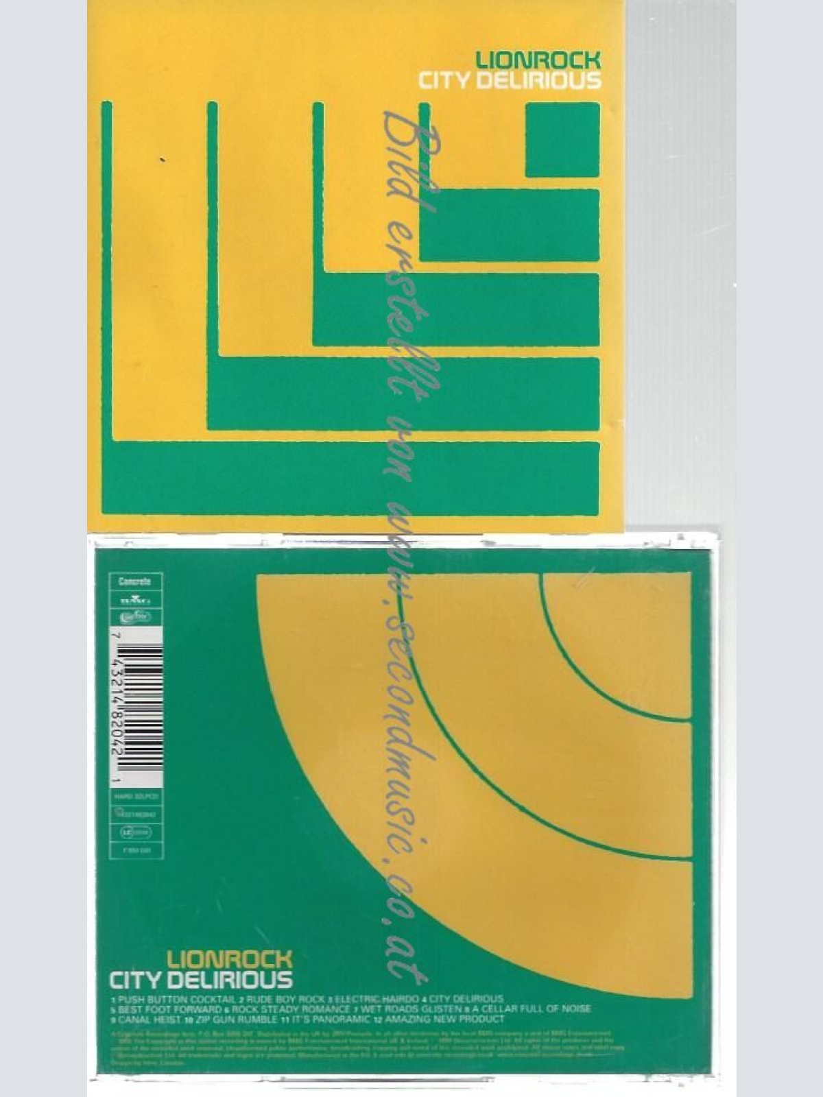 CD--LIONROCK--    CITY DELIRIOUS