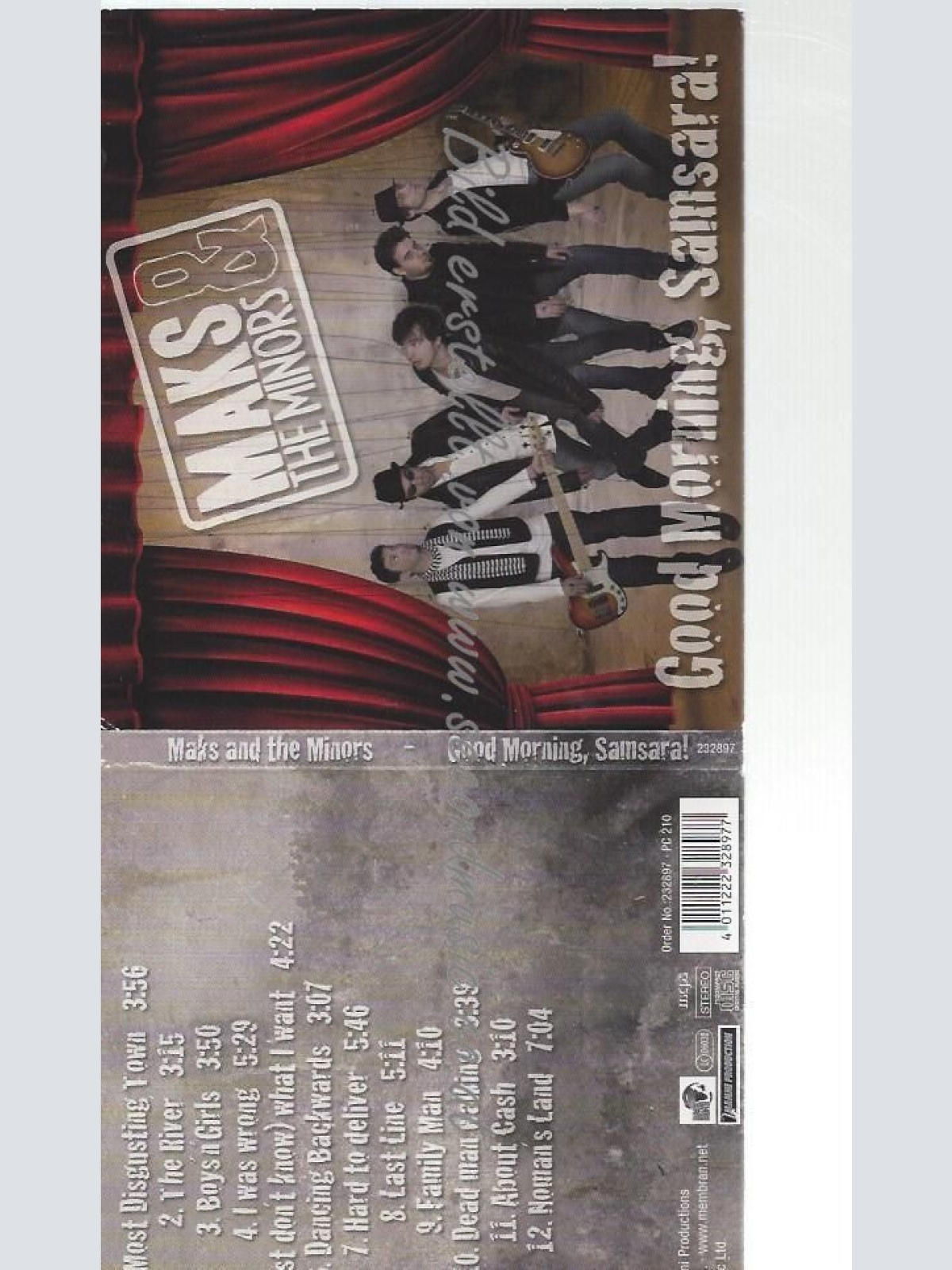 CD--MAKS & THE MINORS--    GOOD MORNING, SAMSARA!