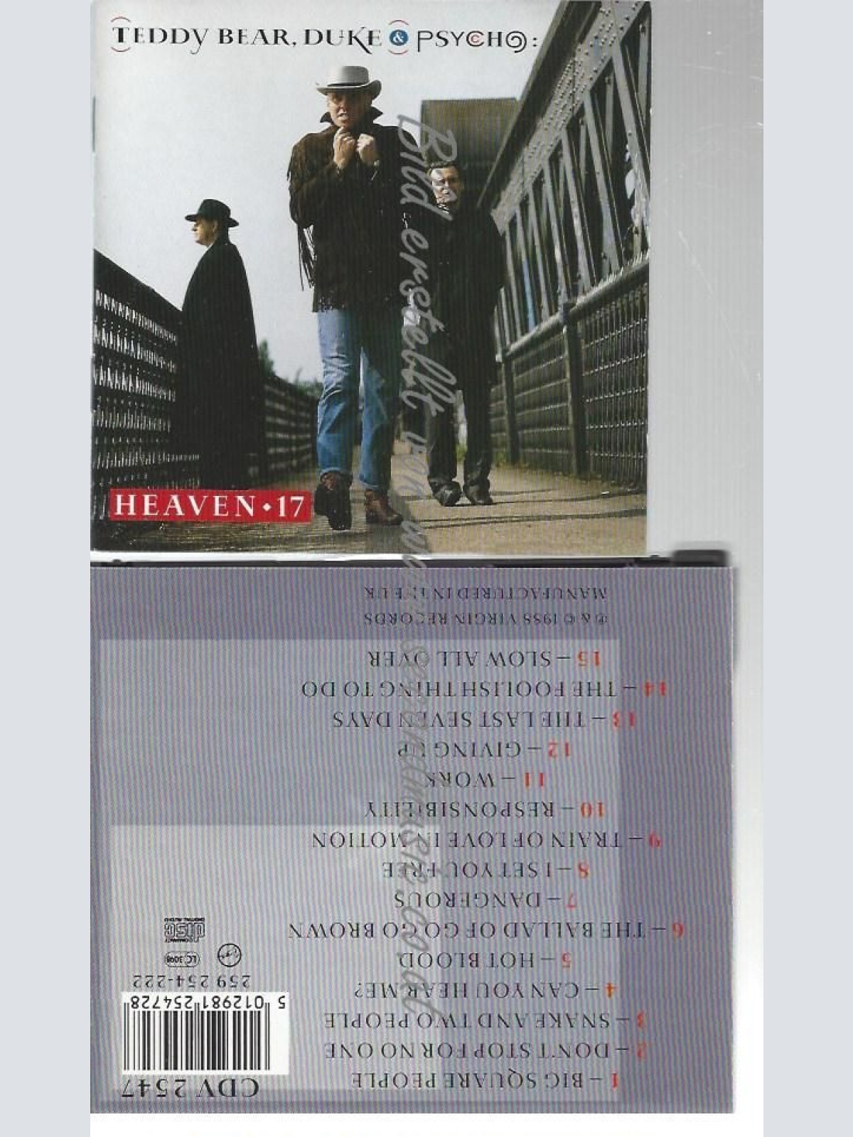 CD--HEAVEN 17--    TEDDY BEAR, DUKE & PSYCHO --