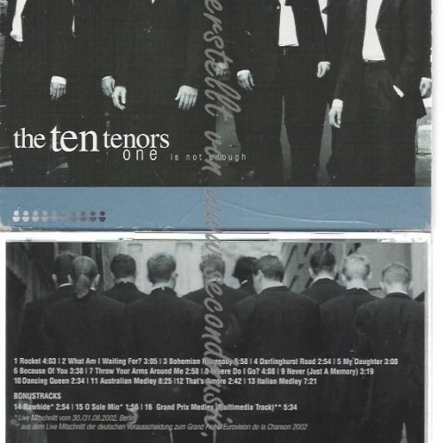 CD--THE TEN TENORS--    ONE IS NOT ENOUGH -