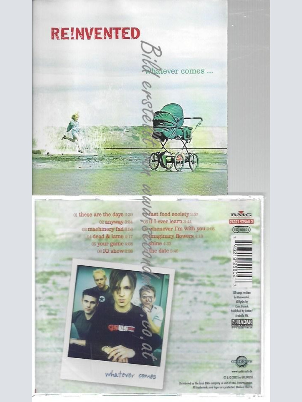 CD--REINVENTED--    WHATEVER COMES