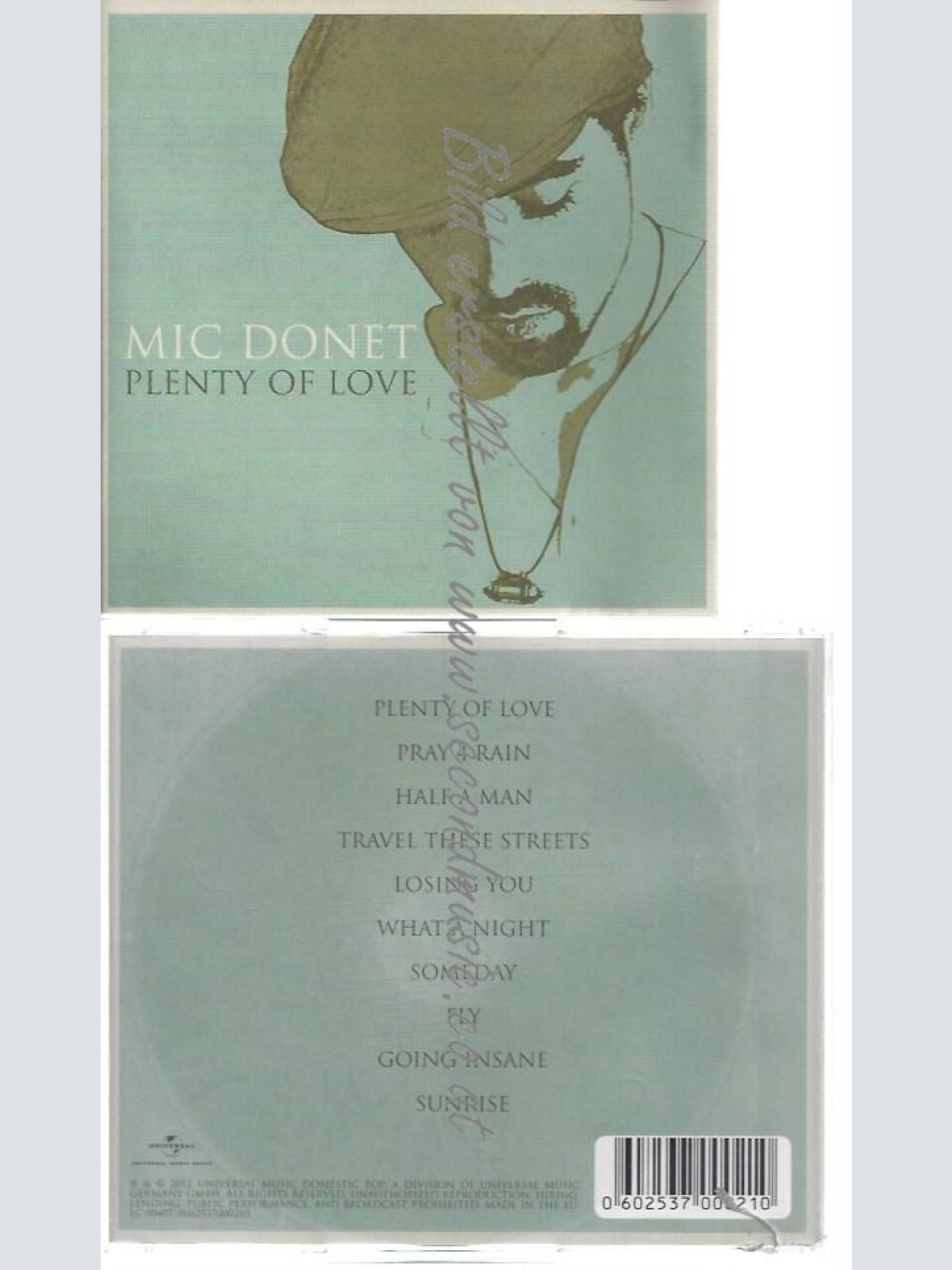 CD--MIC DONET--    PLENTY OF LOVE