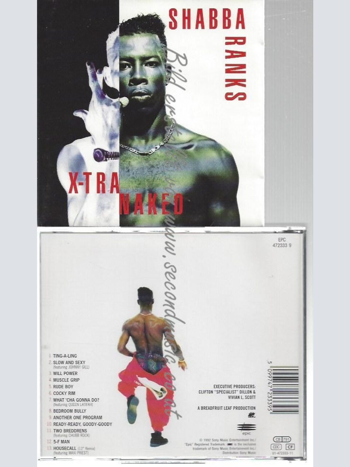 CD--X-tra naked  // Shabba Ranks