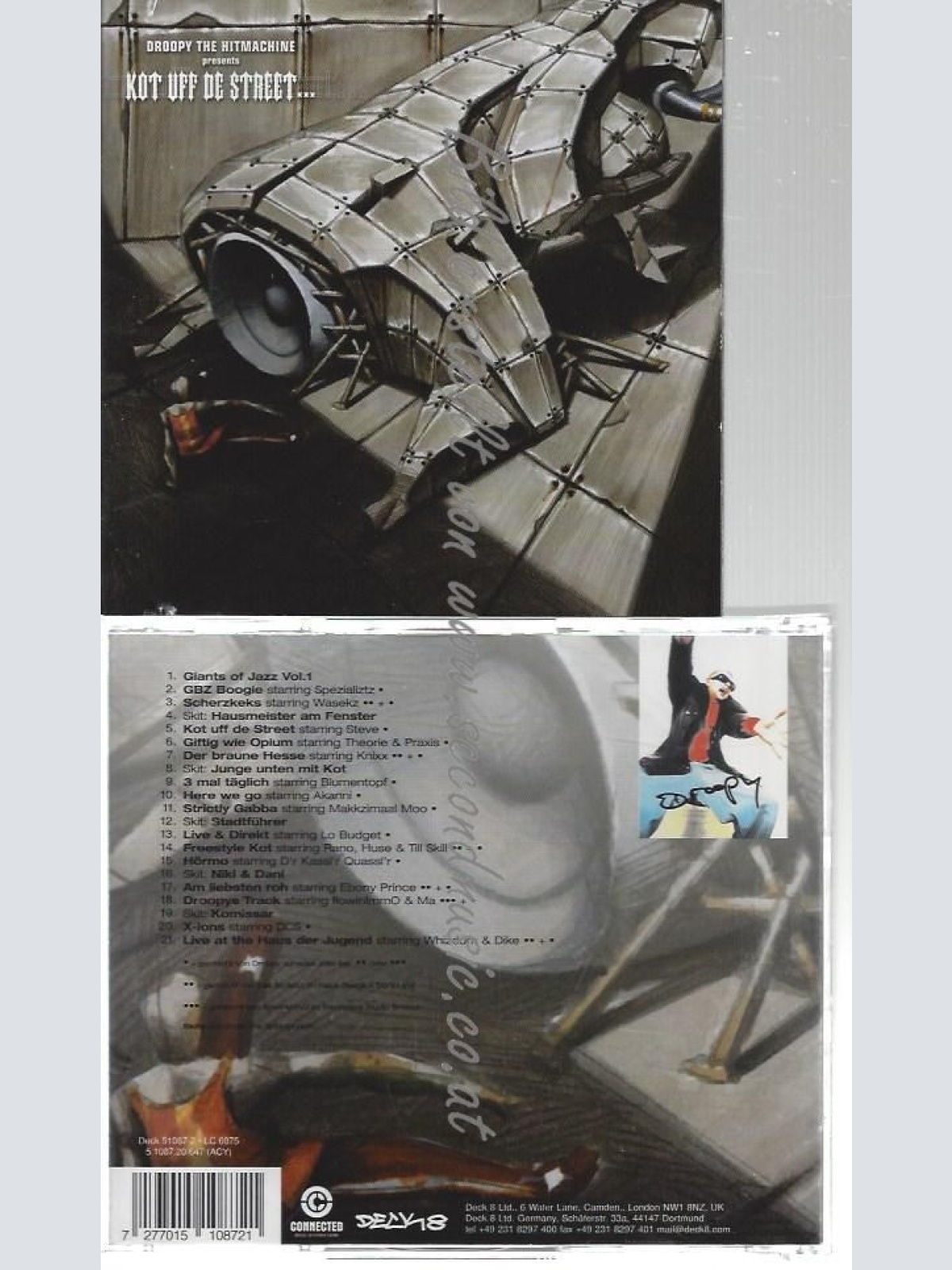 CD--DROOPY THE HITMACHINE--    PRESENTS"KOT UFF DE STREET"