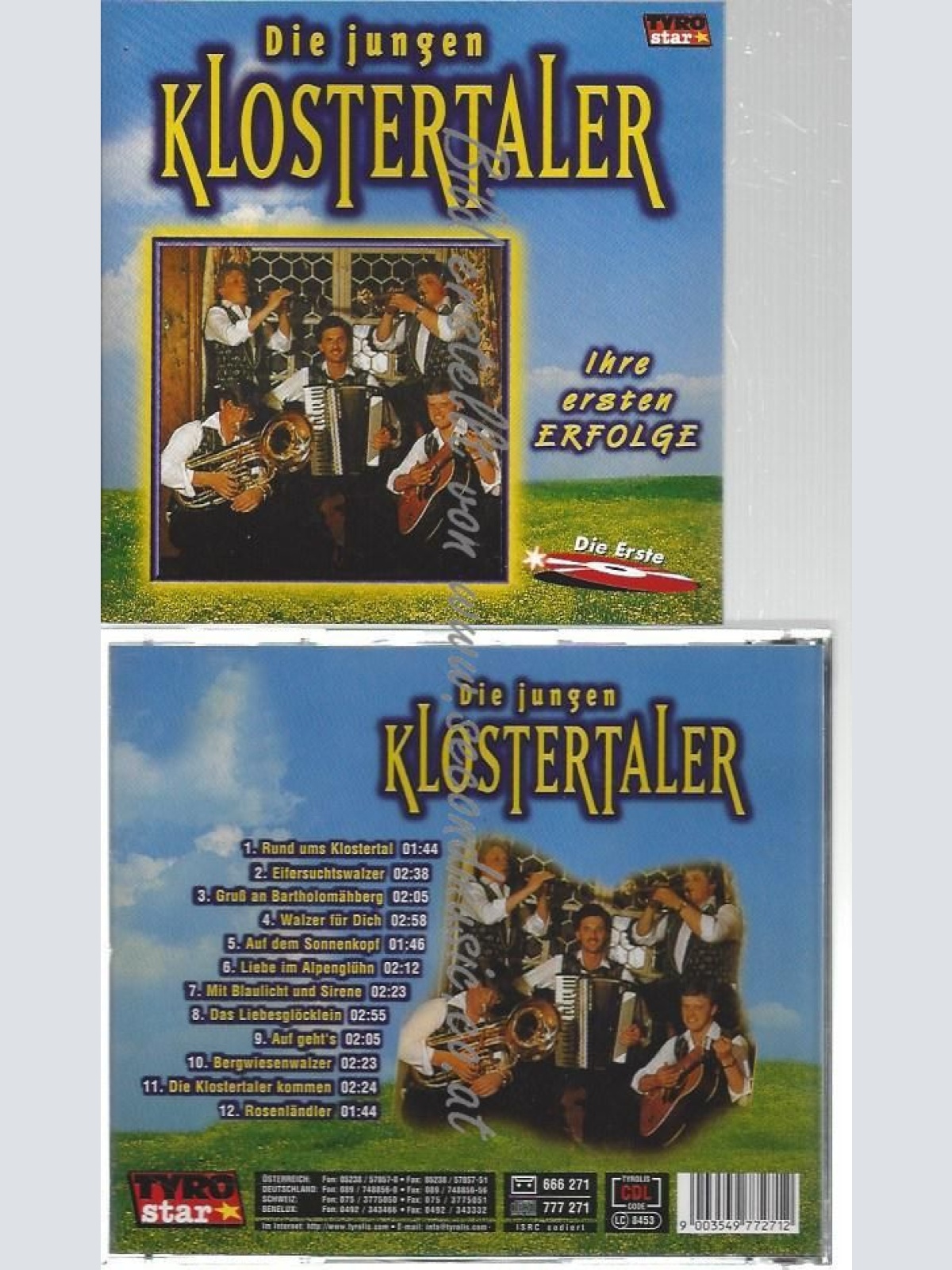 CD--JUNGEN KLOSTERTALER--    DIE ERSTEN ERFOLGE