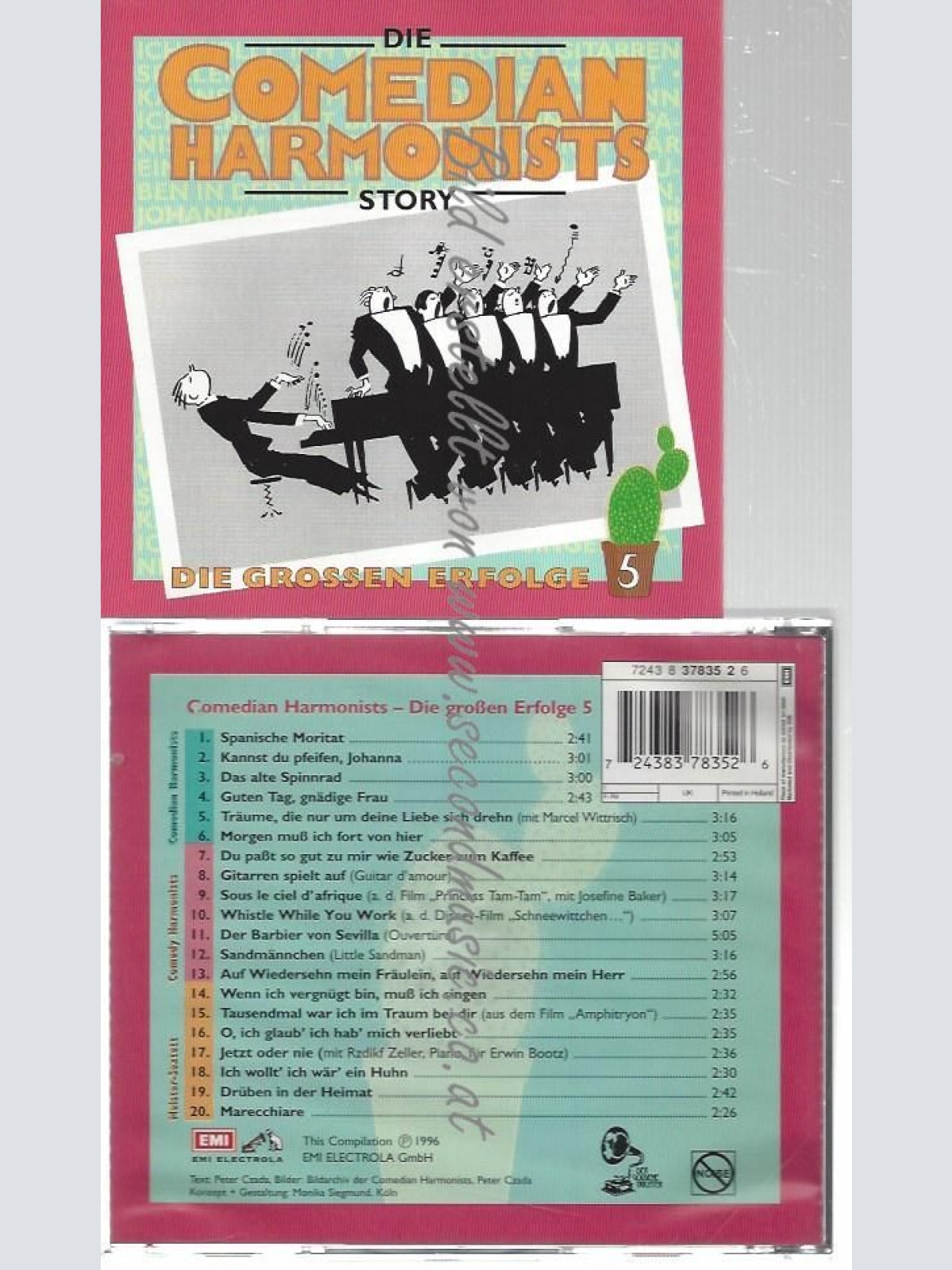CD--THE COMEDIAN HARMONISTS--    DIE GROßEN ERFOLGE 5