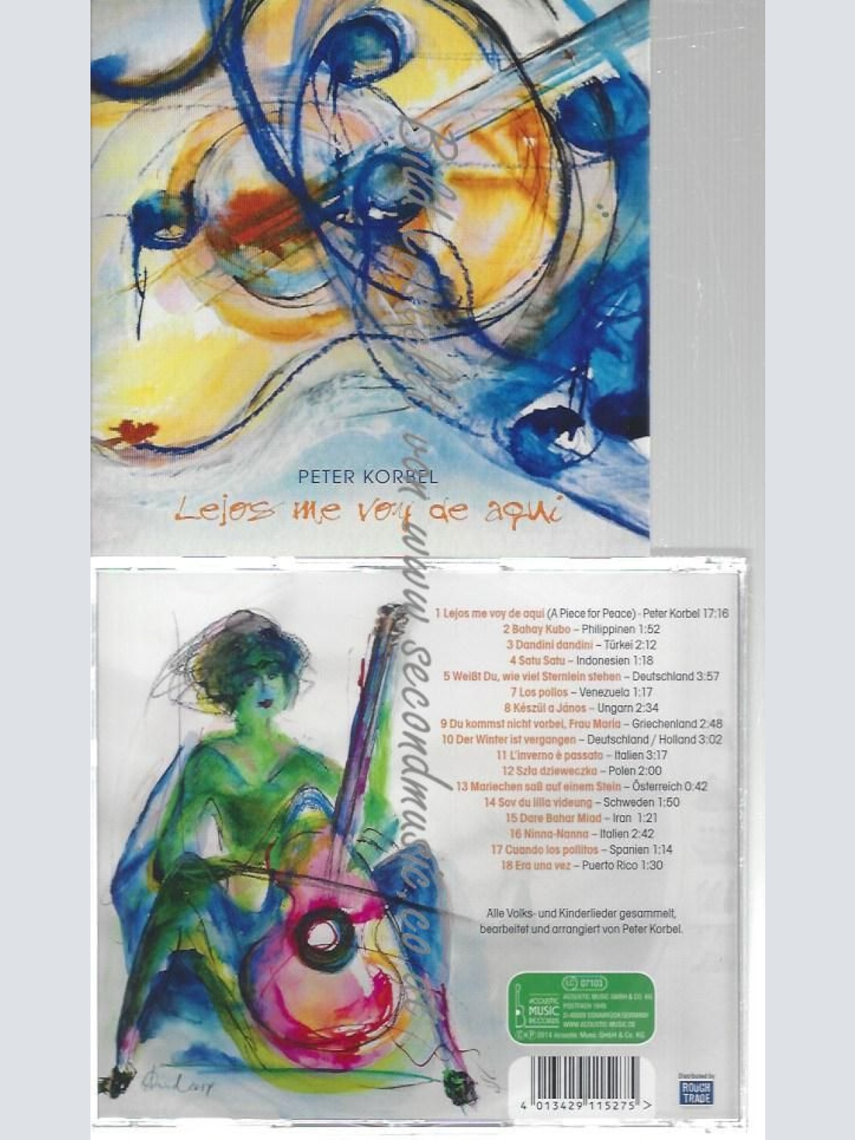 CD--PETER KORBEL--    LEJOS ME VOY DE AQUI