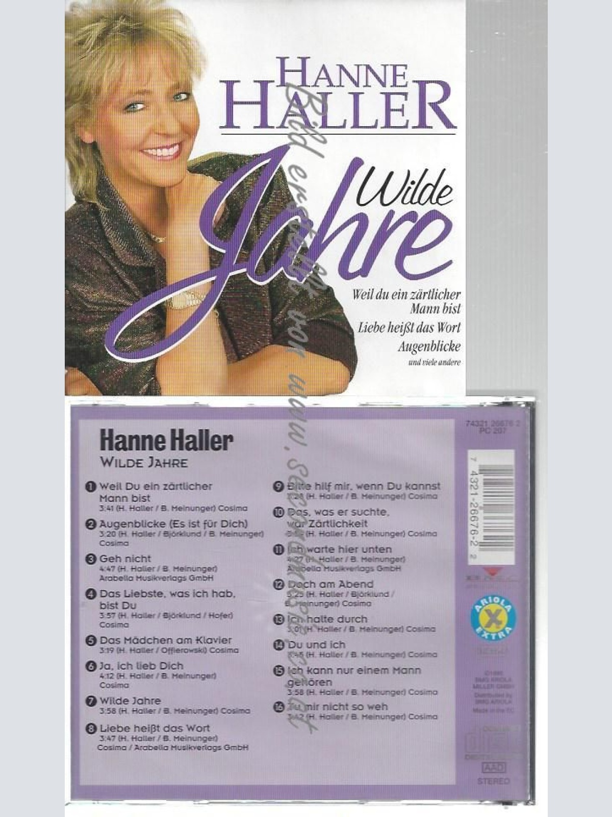 CD--HANNE HALLER--    WILDE JAHRE
