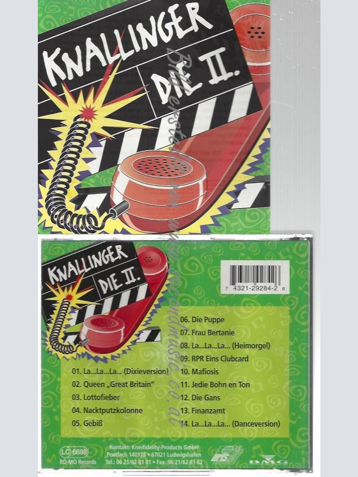 CD--HEINER KNALLINGER--    KNALLINGER DIE II.