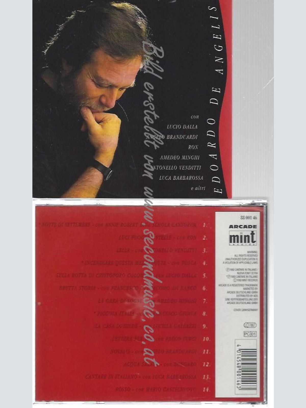 CD--EDOARDO DE ANGELIS--    EDOARDO DE ANGELIS