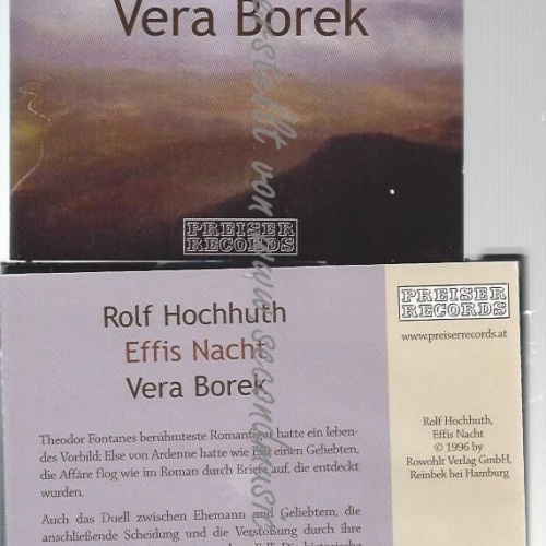 CD--ROLF HOCHHUTH UND HOCHHUTH,ROLF--    EFFIS NACHT