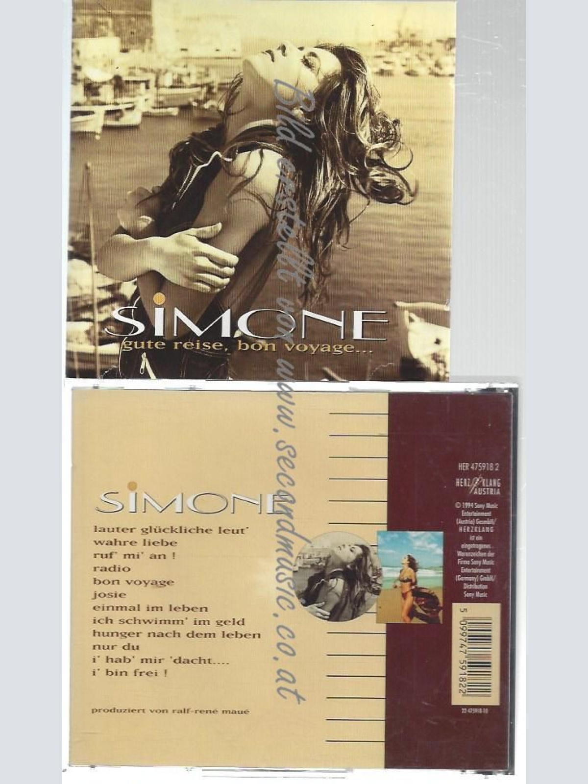 CD--SIMONE--    GUTE REISE,BON VOYAGE.