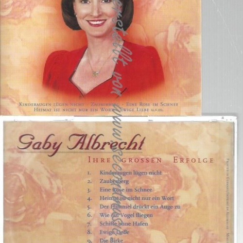 CD--GABY ALBRECHT--    IHRE GROSSEN ERFOLGE