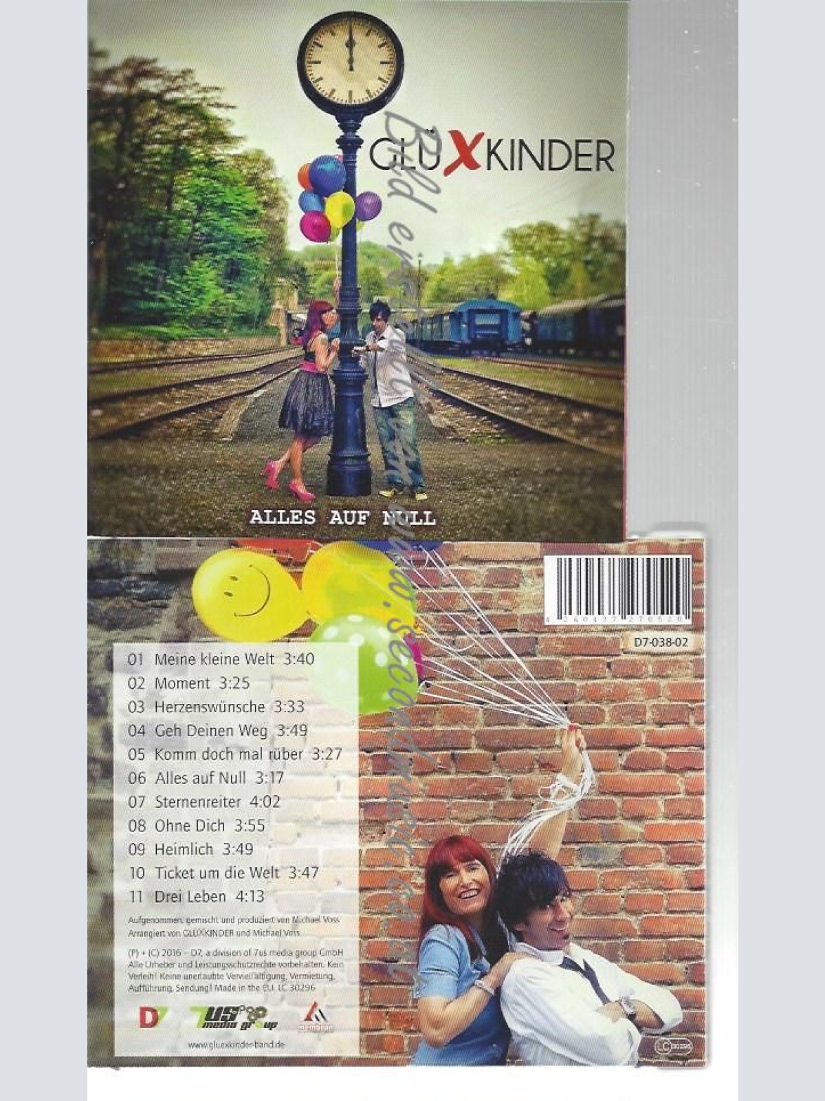 CD--GLÜXKINDER--    ALLES AUF NULL