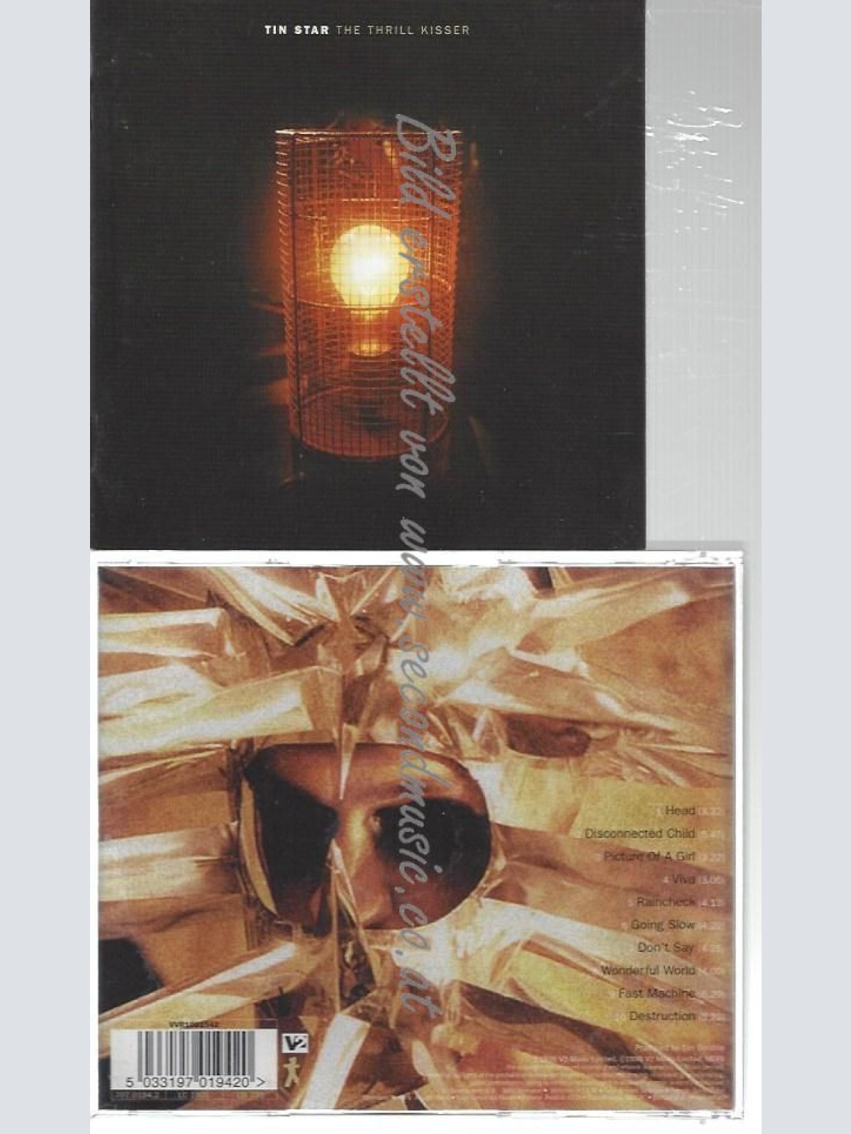 CD--TIN STAR--    THE THRILL KISSER