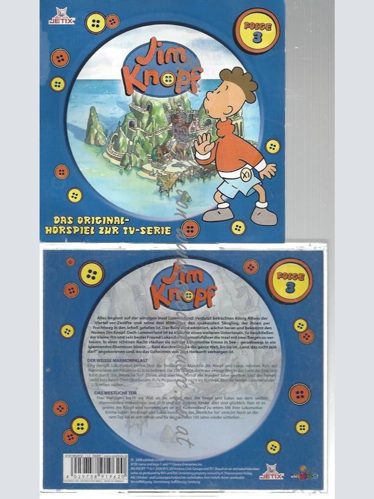 CD--JIM KNOPF--    DAS ORIGINAL-HÖRSPIEL ZUR TV SERIE FOLGE 3