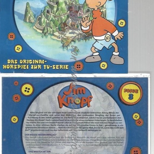 CD--JIM KNOPF--    DAS ORIGINAL-HÖRSPIEL ZUR TV SERIE FOLGE 3