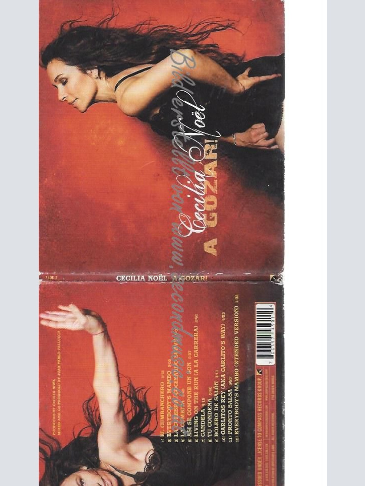 CD--CECILIA NOËL--    A GOZÁR!