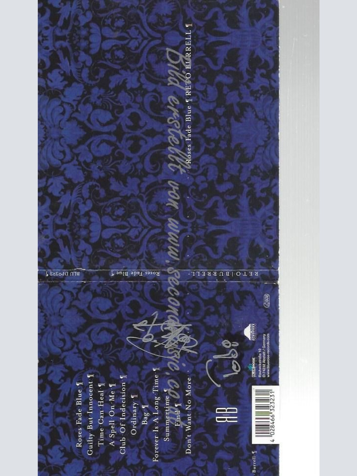 CD--BURRELL,RETO--    ROSES FADE BLUE