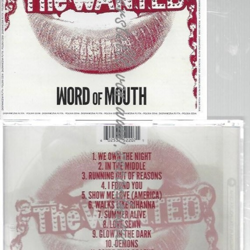 CD--THE WANTED--    WANTED, THE-WORD OF MOUTH
