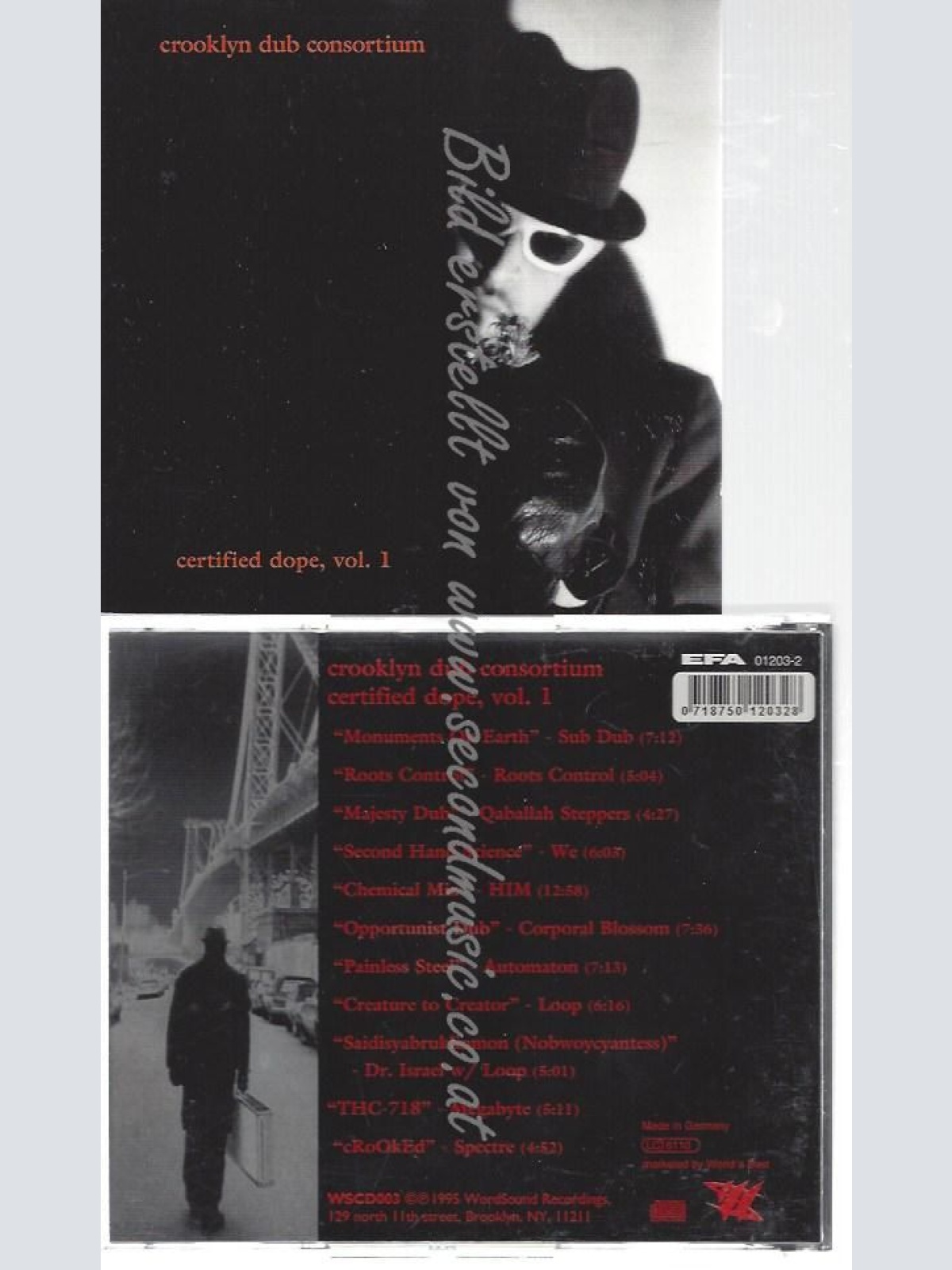 CD--BROOKLYN DUB CONSORTIUM--    CERTIFIED DOPE VOL. 1