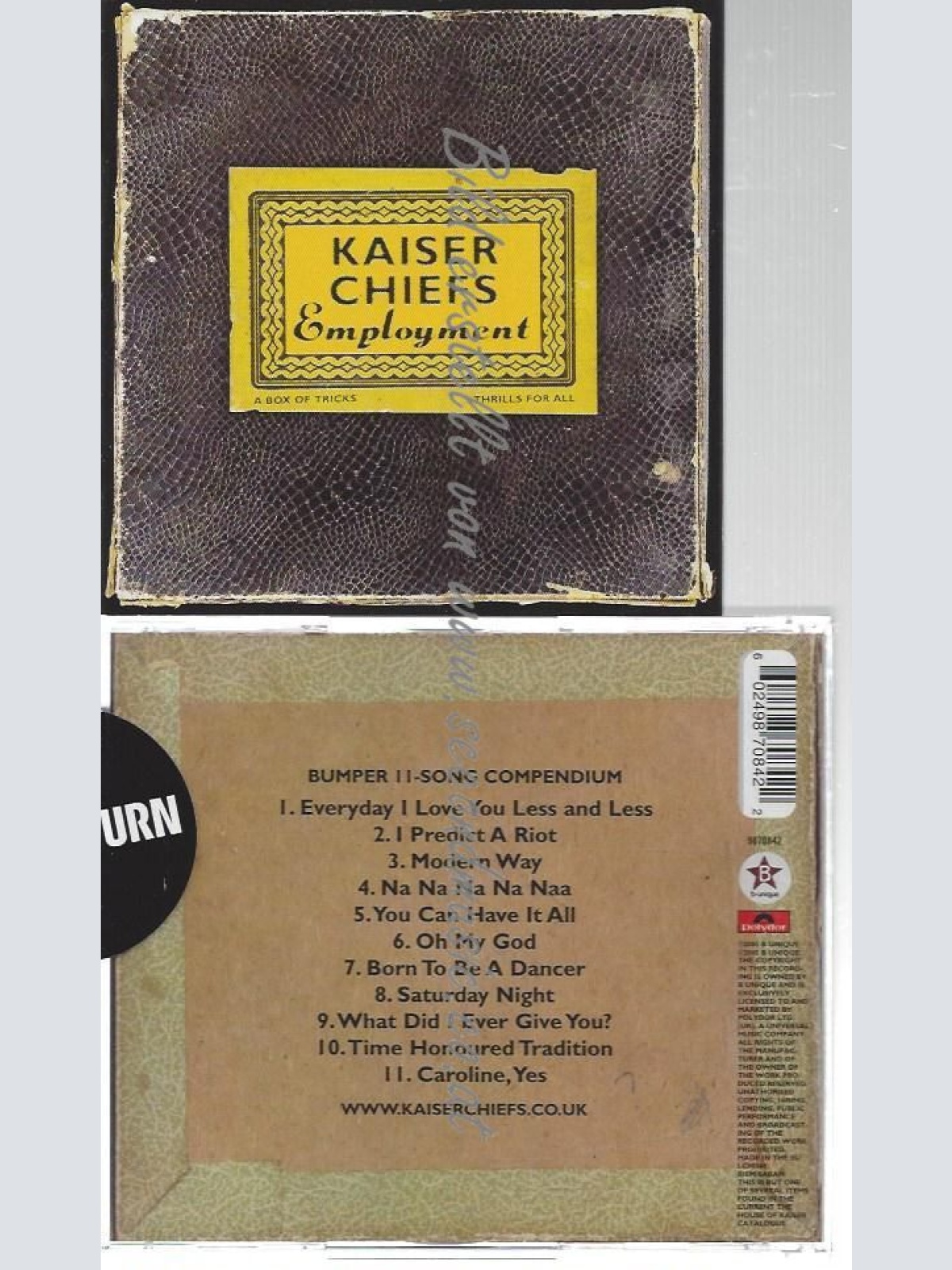 CD--Employment///  Kaiser Chiefs