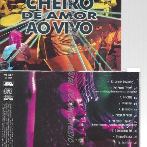 CD--BANDA CHEIRO DE AMOR--    BANDA CHEIRO AO VIVO