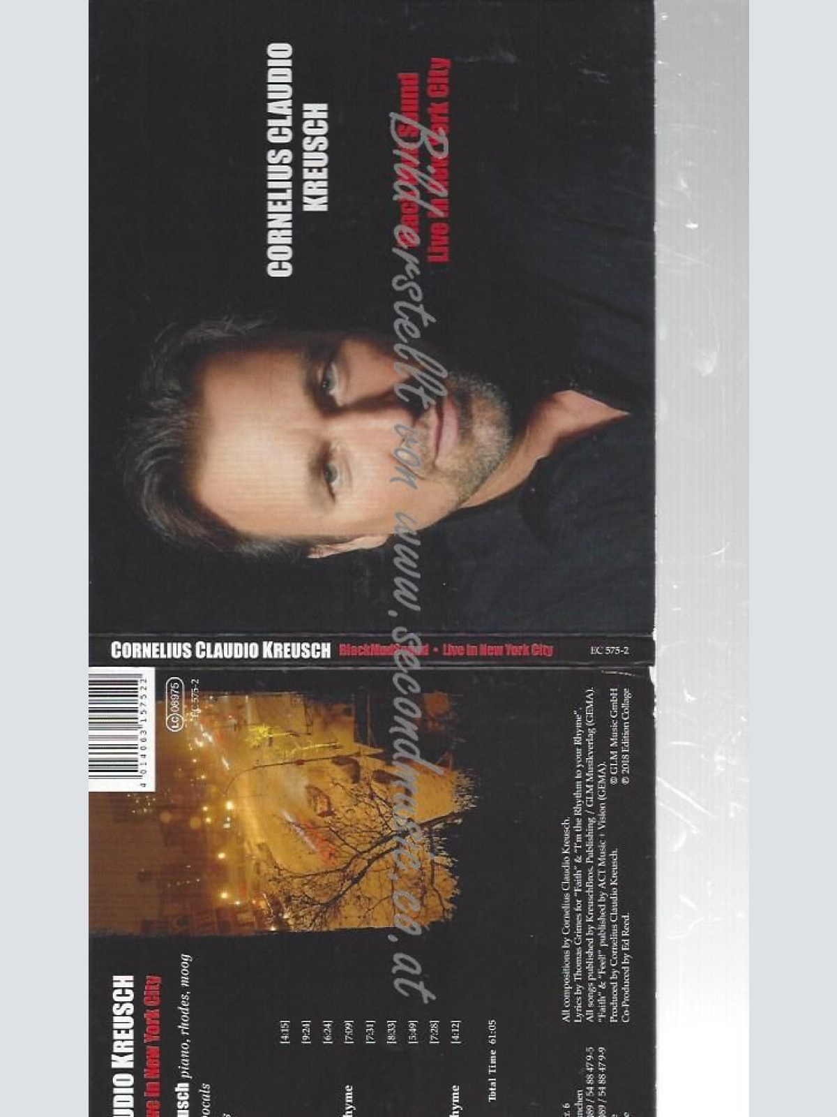 CD--CORNELIUS CLAUDIO KREUSCH--    BLACK MUD SOUND -